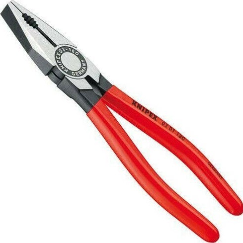 Knipex Πένσα Ίσια Ηλεκτρολόγου Μήκους 180mm