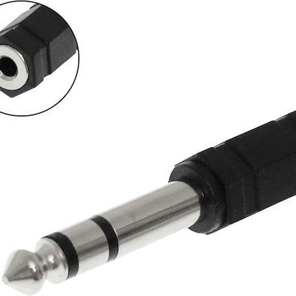 Goobay Μετατροπέας 6.3mm male σε 3.5mm female 10τμχ (11100)