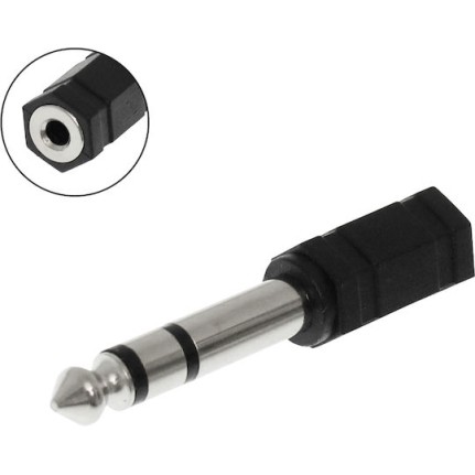 Goobay Μετατροπέας 6.3mm male σε 3.5mm female 10τμχ (11100)