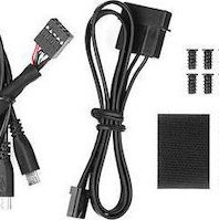 Thermaltake Pure Plus 12 RGB Radiator Fan TT Premium Case Fan 120mm με Σύνδεση 4-Pin PWM 3τμχ