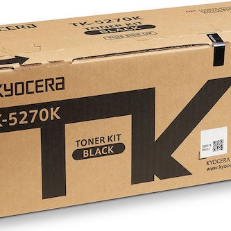 Kyocera TK-5270K Γνήσιο Toner Laser Εκτυπωτή Μαύρο 8000 Σελίδων (1T02TV0NL0)
