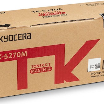 Kyocera TK-5270M Γνήσιο Toner Laser Εκτυπωτή Ματζέντα 6000 Σελίδων (1T02TVBNL0)