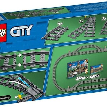 LEGO City Switch Tracks για 5-12 Ετών 20τμχ