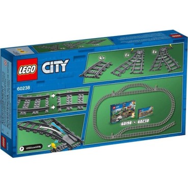 LEGO City Switch Tracks για 5-12 Ετών 20τμχ