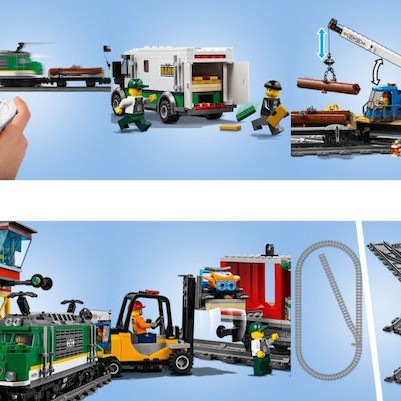 Lego City Cargo Train για 6 - 12 Ετών 1226τμχ