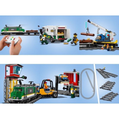 Lego City Cargo Train για 6 - 12 Ετών 1226τμχ