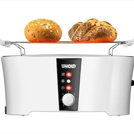 Unold Φρυγανιέρα 2 Θέσεων 1350W Λευκή