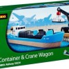 Brio Toys Σετ με Καραβάκι Freight Crane για 3+ Ετών