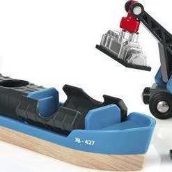 Brio Toys Σετ με Καραβάκι Freight Crane για 3+ Ετών