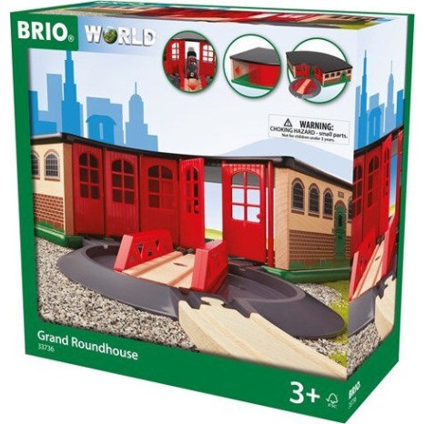 Brio Toys Grand Roundhouse Αξεσουάρ Σιδηρόδρομου για 3+ Ετών
