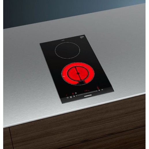 Siemens IQ300 Domino Κεραμική Εστία με Πλαίσιο Αυτόνομη με Λειτουργία Κλειδώματος 30.2x52εκ.