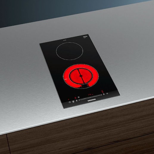 Siemens IQ300 Domino Κεραμική Εστία με Πλαίσιο Αυτόνομη με Λειτουργία Κλειδώματος 30.2x52εκ.