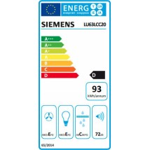Siemens Ελεύθερος Απορροφητήρας 60cm Λευκός