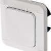 Brennenstuhl BrematicPRO Wall Switch Χωνευτός Διακόπτης Τοίχου Φωτισμού Μονός με Πλαίσιο Λευκός