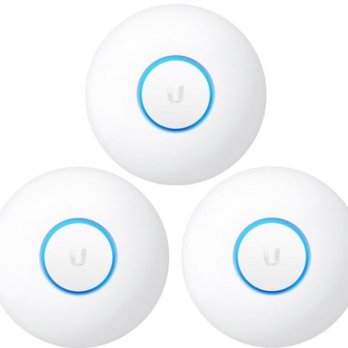 Ubiquiti UniFi nanoHD Access Point Wi‑Fi 5 Dual Band (2.4 & 5GHz) σε Τριπλό Kit