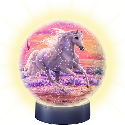 Puzzleball Horses on The Beach Night Light 72pcs Ravensburger