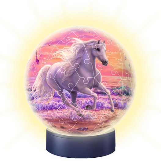 Puzzleball Horses on The Beach Night Light 72pcs Ravensburger