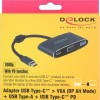 DeLock 62992 USB-C Docking Station με 4K PD Γκρι