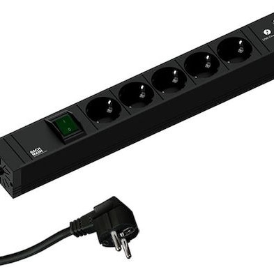 Bachmann Πολύπριζο 5 Θέσεων με USB-A και Διακόπτη