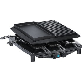 Steba RC 4 Plus Deluxe Επιτραπέζια Ηλεκτρική Ψησταριά Raclette Αυλακωτής Πλάκας 1450W με Ρυθμιζόμενο Θερμοστάτη 39x37εκ.