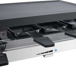 Steba Επιτραπέζια Ηλεκτρική Ψησταριά Raclette Αυλακωτής Πλάκας 1200W με Ρυθμιζόμενο Θερμοστάστη 40.5x24εκ.