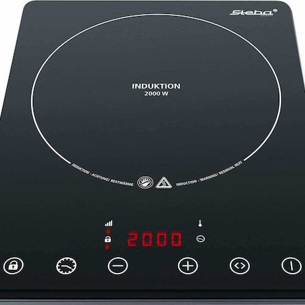 Steba IK 65 Slim Επιτραπέζια Εστία Επαγωγική Μονή Μαύρη