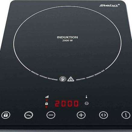 Steba IK 65 Slim Επιτραπέζια Εστία Επαγωγική Μονή Μαύρη