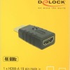 DeLock Μετατροπέας HDMI male σε HDMI female (63320)