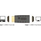 DeLock Μετατροπέας HDMI male σε HDMI female (63320)