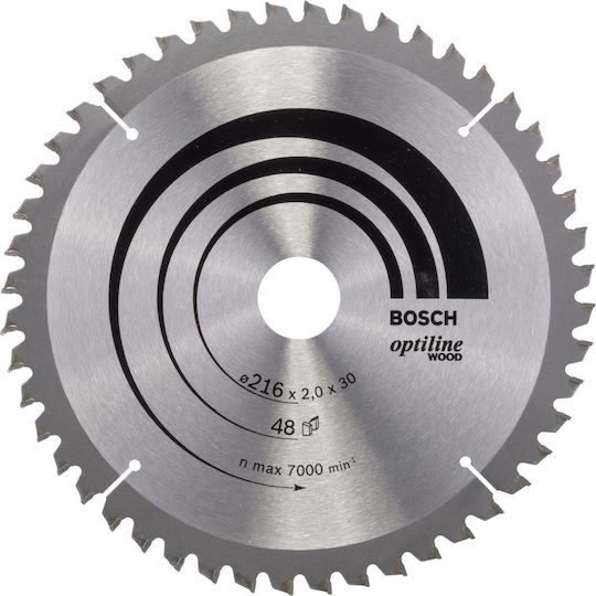 Bosch OP WO B Δίσκος Κοπής Ξύλου 216mm 2608640432