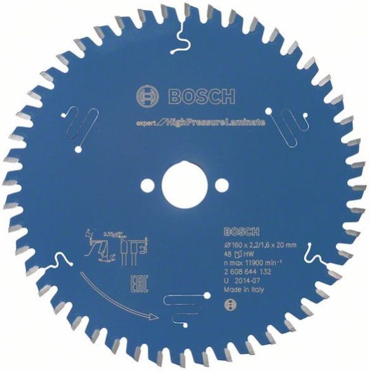 Bosch Δίσκος Κοπής Ξύλου 160mm 2608644132