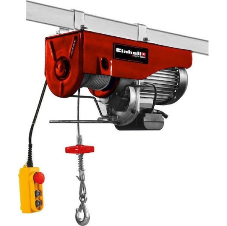 Einhell Ηλεκτρικό Παλάγκο TC-EH 1000 για Φορτίο Βάρους έως 1t σε Κόκκινο Χρώμα