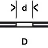 Bosch Δίσκος Κοπής Μετάλλου 115mm 10τμχ 2608603254