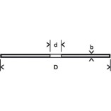 Bosch Δίσκος Κοπής Μετάλλου 115mm 10τμχ 2608603254