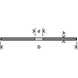 Bosch Δίσκος Κοπής Μετάλλου 115mm 10τμχ 2608603254