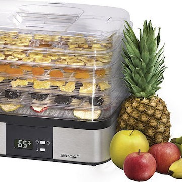 Steba ED 5 Αποξηραντής Τροφίμων με 5 Ράφια και Ρυθμιζόμενη Θερμοκρασία 40-70°C