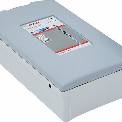 Bosch PointTeQ Σετ 25 Τρυπάνια HSS με Κυλινδρικό Στέλεχος για Μέταλλο