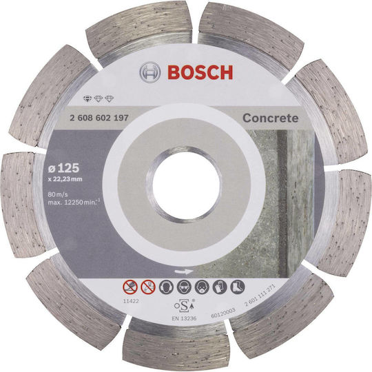 Bosch Standard Δίσκος Κοπής Δομικών Υλικών 125mm 2608602197