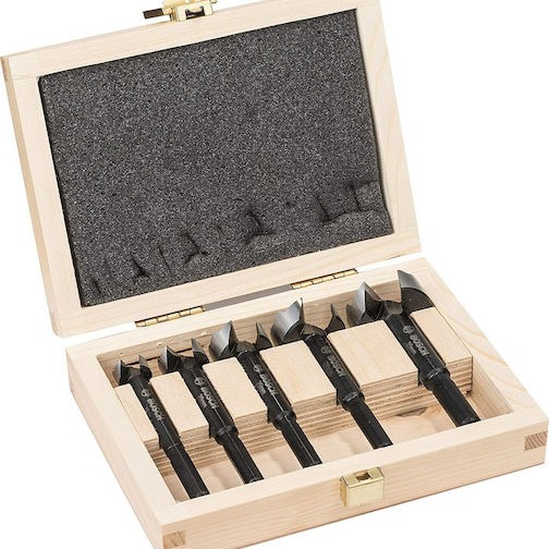 Bosch Σετ Τρυπάνια Μεντεσέ για Ξύλο 90mm 5τμχ