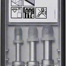Bosch Robust Line Σετ 3 Διαμαντοτρύπανα με Κυλινδρικό Στέλεχος για Δομικά Υλικά, Γυαλί και Πλακίδια