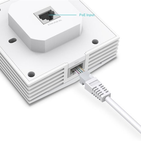 TP-LINK EAP650-Wall v1 Access Point Wi‑Fi 6 Dual Band (2.4 & 5GHz)