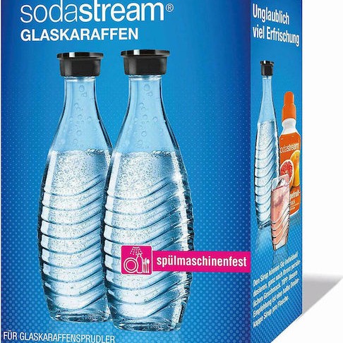 Sodastream SodaStream Twin pack Glass Carafe Δοχείο για Παρασκευαστή Σόδας