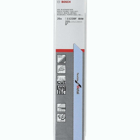 Bosch 2608657552 Λάμες για Μέταλλο 225mm 25τμχ