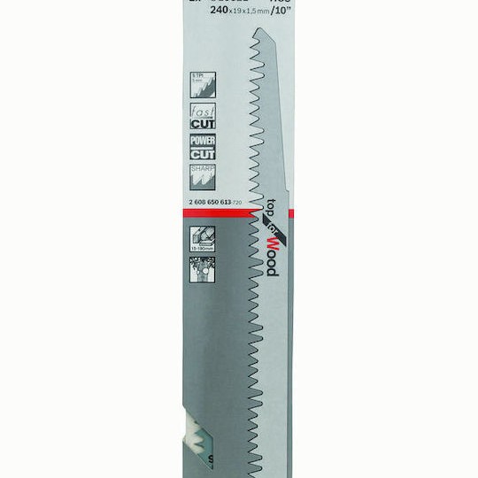 Bosch S1531L Λάμες Top for Wood για Ξύλο 240mm 2τμχ
