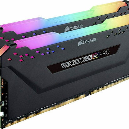 Corsair Vengeance RGB Pro DDR4 16GB RAM με 2x8GB Modules και Ταχύτητα 2666 για Desktop