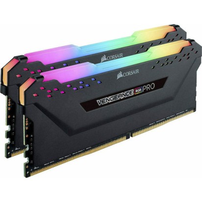 Corsair Vengeance RGB Pro DDR4 16GB RAM με 2x8GB Modules και Ταχύτητα 2666 για Desktop