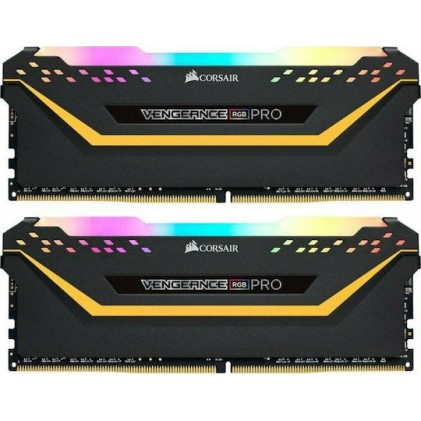Corsair Vengeance RGB Pro DDR4 16GB RAM με 2x8GB Modules και Ταχύτητα 3200 για Desktop