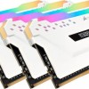 Corsair Vengeance Rgb Pro White DDR4 32GB RAM με 4x8GB Modules και Ταχύτητα 3200 για Desktop
