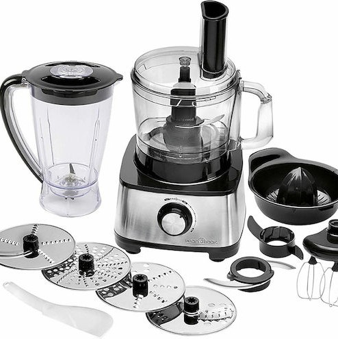 Profi Cook PC-KM1063 Πολυμίξερ 1200W με Κάδο 1.75lt και Κανάτα Μπλέντερ Ασημί