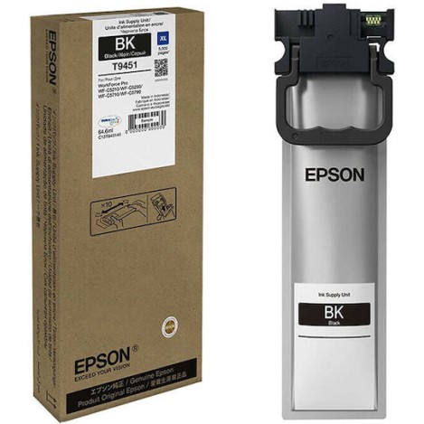 Epson T9451XL Γνήσιο Μελάνι Εκτυπωτή InkJet Μαύρο (C13T945140)